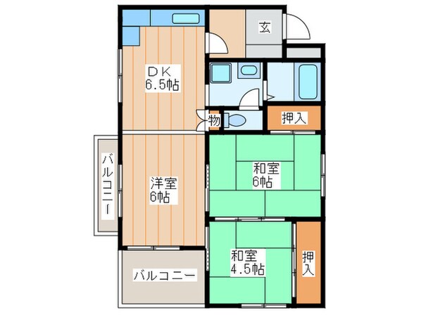 ガレリア清水町レジデンスの物件間取画像